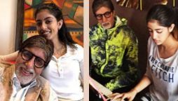 Amitabh Bachchan shares a video of Navya Nanda, praises her for playing piano