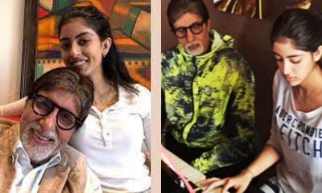 Amitabh Bachchan shares a video of Navya Nanda, praises her for playing piano