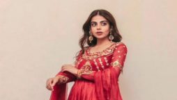 Yashma Gill looks ravishing in red