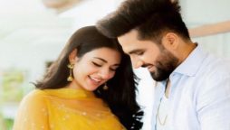 Sarah Khan shares enchanting picture with husband Falak Shabir