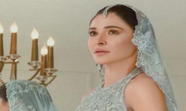 Ayesha Omar flaunts her elegant looks in bridal attire