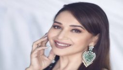 PHOTOS: Madhuri Dixit slays a Black-saree in recent clicks