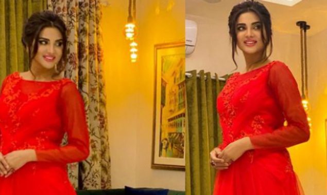 Fiza Ali’s new photos in red dress take the internet by storm