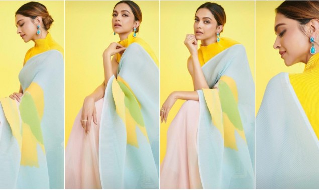 PHOTOS: Deepika Padukone wins millions of hearts in a yellow dreamy saree