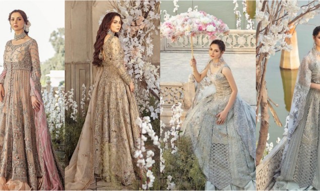 Hania Amir radiates ethereal charm and elegance in her latest bridal gowns