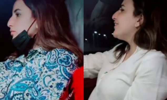 Hareem Shah car video