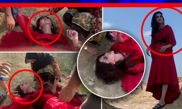 Actress Fiza Ali gets badly injured during the music video shoot, watch