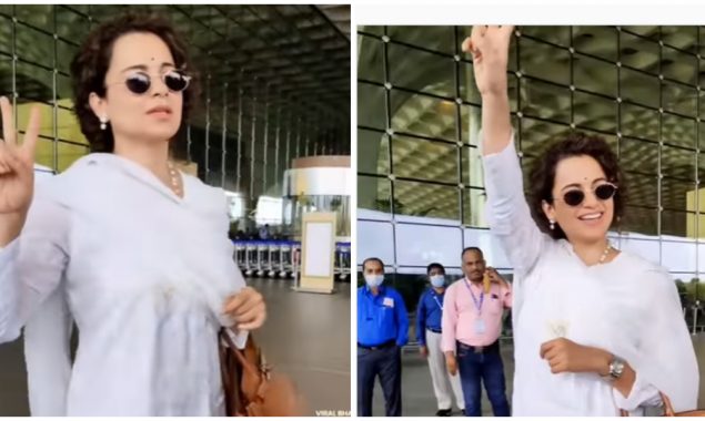 Kangana Ranaut breaks the ‘no mask, no entry’ airport rule as fans were taken aback