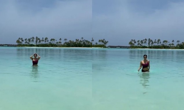 Sunny Leone’s swimming video goes viral on internet, watch