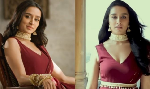 Video: Shraddha Kapoor steals the spotlight in wine-belted saree