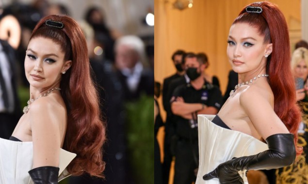 Gigi Hadid avoids a major accident at the Met Gala: Watch