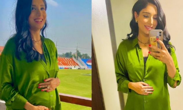 Zainab Abbas shows off her baby bump as she is expecting her first child