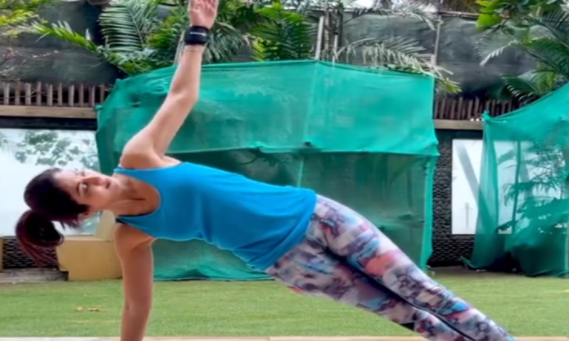 Shilpa Shetty sends happy energies to her admirers: “nothing works better than Yoga”