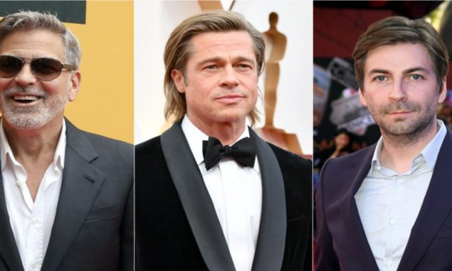 Apple has picked a new film starring George Clooney and Brad Pitt