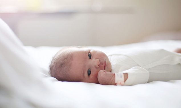 Newborn baby grows dense hair all over her body