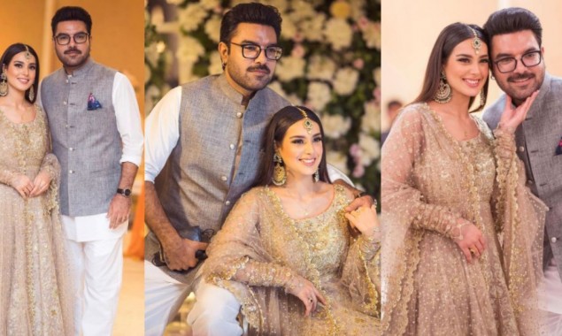 Iqra, Yasir look oh-so-stunning at Minal-Ahsan’s wedding