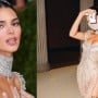 Kendall Jenner turns heads with crystal-embellished sheer dress at Met Gala 2021