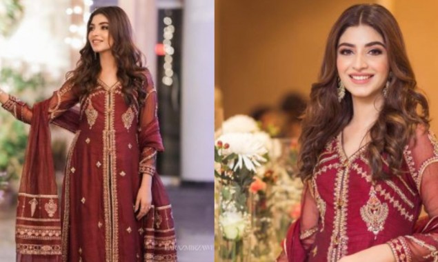 Kinza Hashmi defines style, elegance in traditional wedding attire
