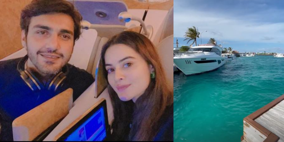 Minal Ahsan honeymoon Maldives
