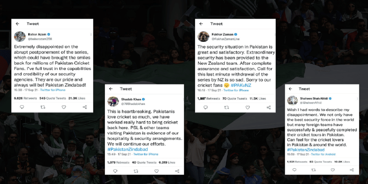 Pak v NZ: Pak players respond to NZ’s decision to call off the tour