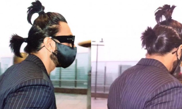 Ranveer Singh ponytail