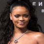 Rihanna slays in a pink & purple crotchless wear to promote her brand