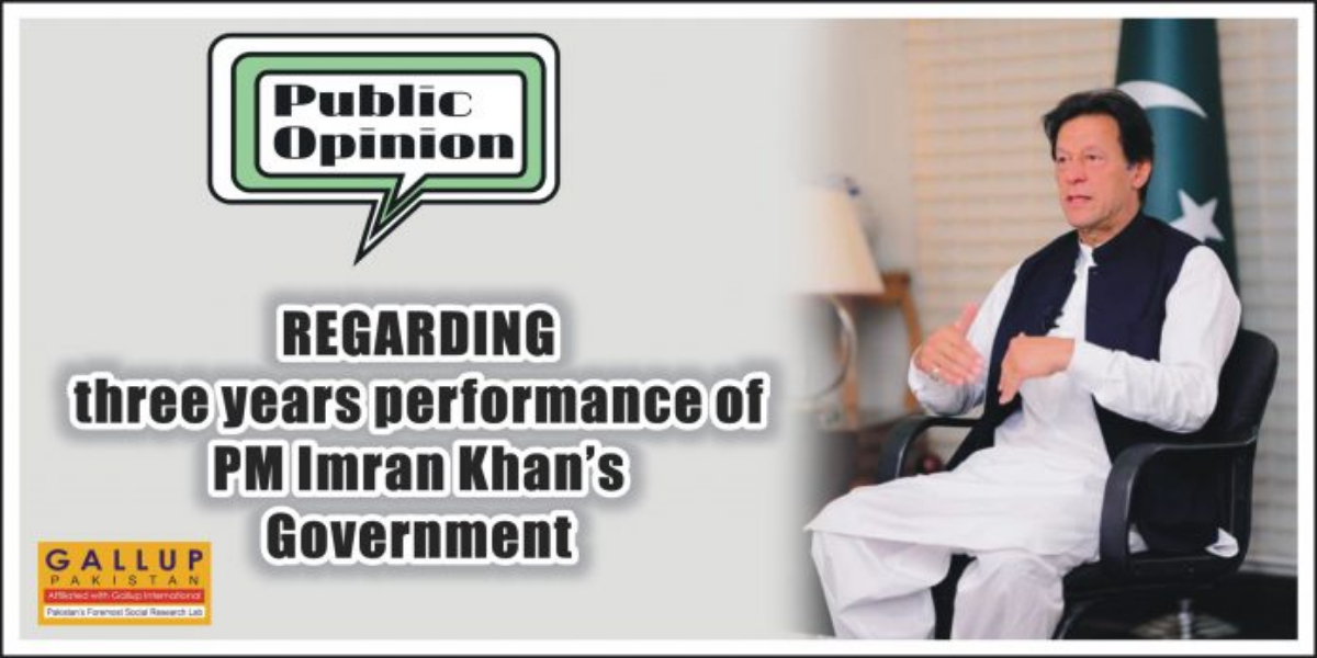 Majority terms 3 years of PTI Government’s performance good: Survey