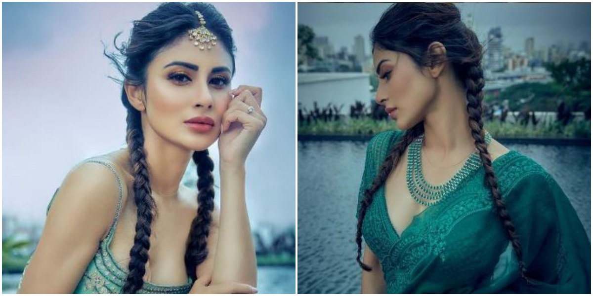 Mouni Roy brings two braid game to next level; Check it out