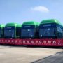 Chinese vessel carrying first lot of 42 Green Line buses docks at Karachi port