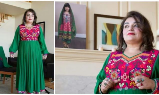 Social media campaign highlights colorful Afghan clothing to protest Taliban dress code