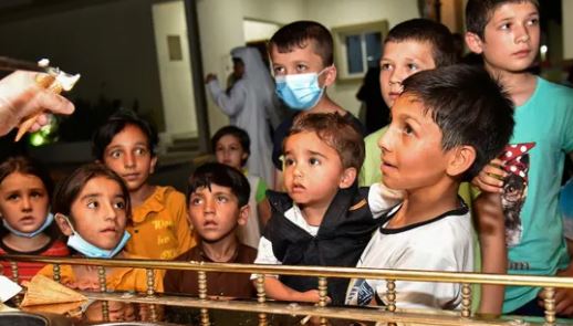 afghan children in qatar