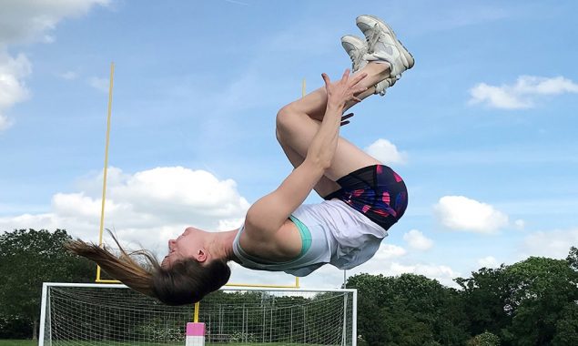 British scientist breaks two gymnastics World Records