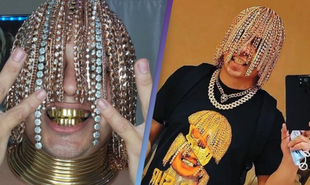 Mexican rapper shows off his new hair with gold chains, video goes viral