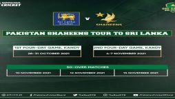 Pakistan Shaheens to tour Sri Lanka from Oct 28 to Nov 15