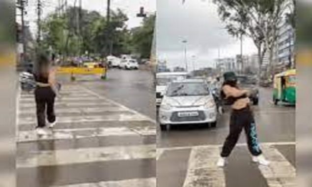 Lady dancing on road for Instagram is now in trouble