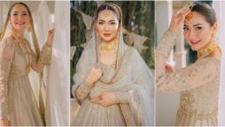 Hania Aamir looks breathtaking in this dreamy nikkah look