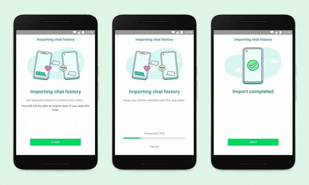 Whatsapp chat data transfer from iOS and Android is now available on Samsung devices