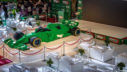 500,000 bricks were used to build the world’s largest Lego Formula 1 car