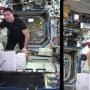 Astronaut uploads workout video from International Space Station
