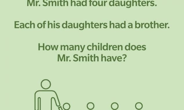 “Mr Smith had 4 daughters”, try to solve this viral riddle