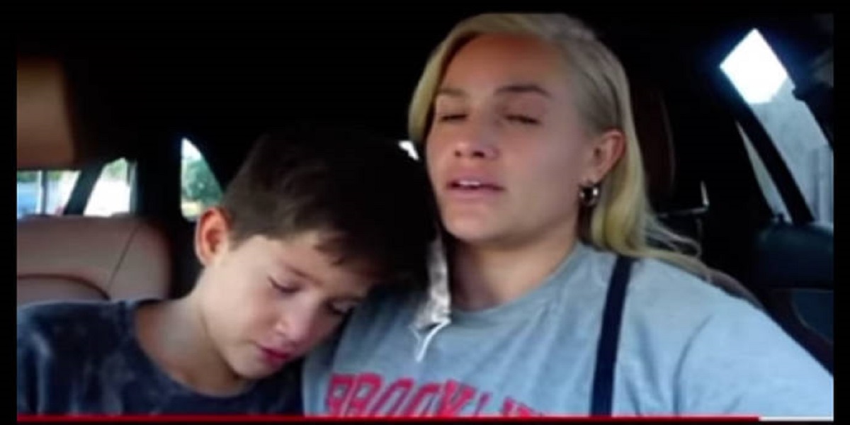 Mom Caught telling her Son to "Act like You're Crying"