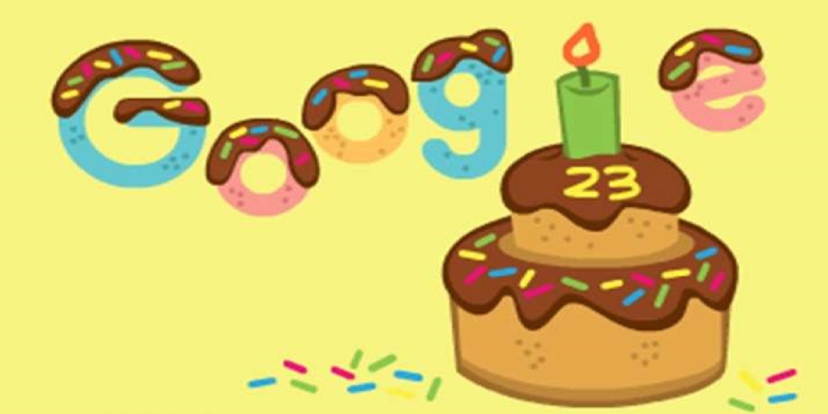 Google is celebrating its 23rd birthday with an animated doodle