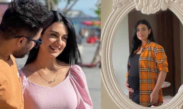 Sarah Khan shows off her blossoming baby bump as birth of her child nears