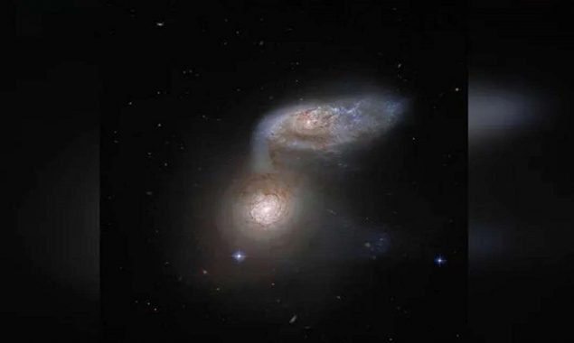 Netizens astonished by NASA’s image of two spiral galaxies dancing together