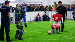Robot football stars to overcome humans in the next 30 years