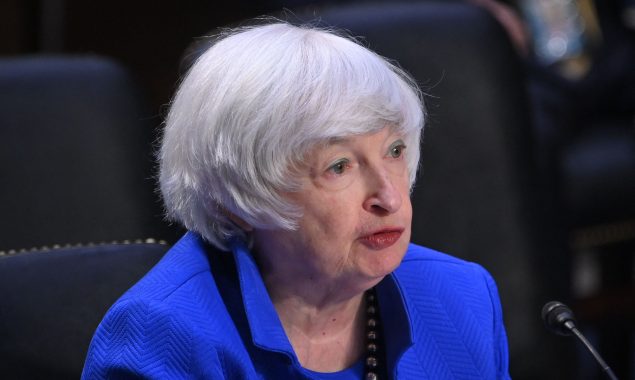 US Treasury Secretary Janet Yellen said the economy is recovering, but the rebound is "fragile"