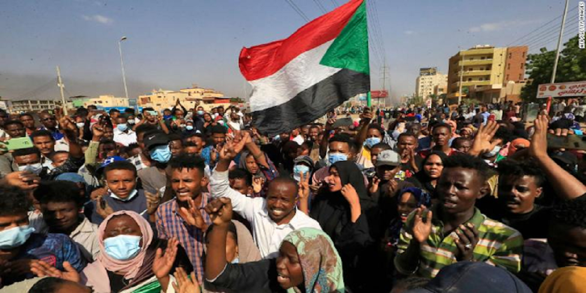 Sudanese anti-coup protesters barricade streets