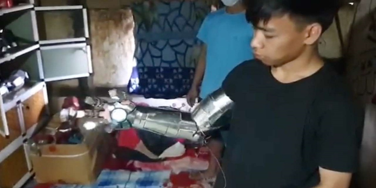 Watch: Guy of Manipur recreate Iron man suit from scrap