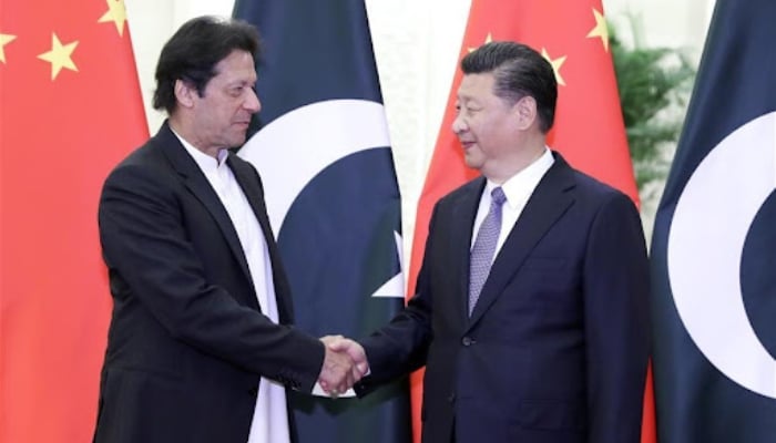 Chinese President Xi Jinping and Prime Minister Imran Khan