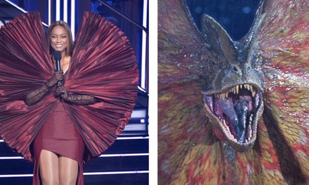 Tyra Banks’ viral outfit gets humorously mocked by Jurassic World